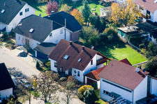 Klingbachstr in Steinweiler im Bundesland Rheinland-Pfalz, Deutschland von oben gesehen