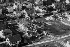 Luftbild von Im Sand in Minfeld im Bundesland Rheinland-Pfalz, Deutschland