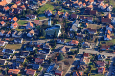Katholische Kirche im Ortsteil Rechtenbach in Schweigen-Rechtenbach im Bundesland Rheinland-Pfalz, Deutschland