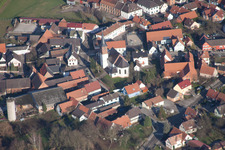 Salmbach im Bundesland Bas-Rhin, Frankreich aus der Luft