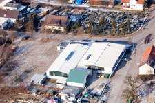 Fa. AVN GmbH im Ortsteil Neuenbürg in Kraichtal im Bundesland Baden-Württemberg, Deutschland von oben gesehen