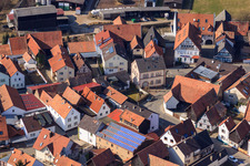 Rathaus der Ortsgemeinde in Neupotz im Bundesland Rheinland-Pfalz, Deutschland