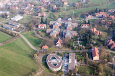 Klinikgelände des Psychiatrischen Zentrum Nordbaden in Wiesloch im Ortsteil Altwiesloch im Bundesland Baden-Württemberg, Deutschland von oben gesehen