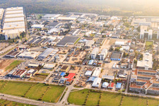 Industriegebiet Altrottstr in Walldorf im Bundesland Baden-Württemberg, Deutschland