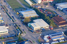 Horstring im Ortsteil Minderslachen in Kandel im Bundesland Rheinland-Pfalz, Deutschland von oben