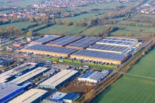 Industriegebiet LANDAU OST mit Michelin REIFENWERKE. LANDAU in Landau in der Pfalz im Bundesland Rheinland-Pfalz, Deutschland