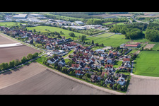 Steinweilerer Straße x Brehmstr im Ortsteil Minderslachen in Kandel im Bundesland Rheinland-Pfalz, Deutschland