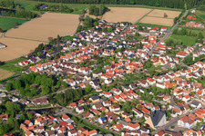 Luftbild von Leitmarstr in Leimersheim im Bundesland Rheinland-Pfalz, Deutschland