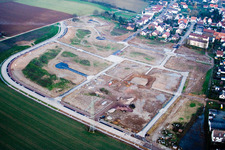 Luftaufnahme von Neubaugebiet Am Höhenweg in Kandel im Bundesland Rheinland-Pfalz, Deutschland
