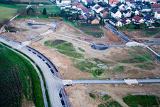 Neubaugebiet Am Höhenweg in Kandel im Bundesland Rheinland-Pfalz, Deutschland aus der Luft