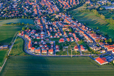 Am Höhenweg in Kandel im Bundesland Rheinland-Pfalz, Deutschland aus der Luft