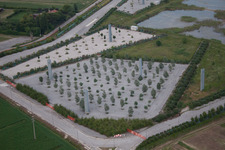 Lido di Jesolo im Bundesland Metropolitanstadt Venedig, Italien aus der Vogelperspektive