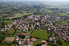 Luftaufnahme von Pescincanna im Bundesland Friaul-Julisch Venetien, Italien