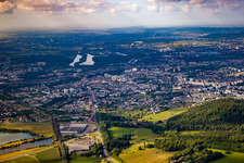 Schrägluftbild von Yutz im Bundesland Moselle, Frankreich