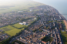 Schrägluftbild von Walmer im Bundesland England, Großbritanien