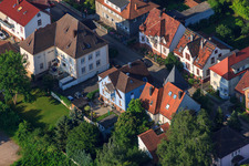 Bismarckstr in Kandel im Bundesland Rheinland-Pfalz, Deutschland von oben