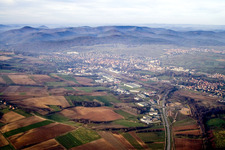 Wissembourg(Elsaß) im Bundesland Bas-Rhin, Frankreich aus der Luft