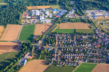 Luftbild von Dorfansicht aus Norden in Rohrbach im Bundesland Rheinland-Pfalz, Deutschland