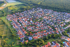 Luftbild von Südring in Rülzheim im Bundesland Rheinland-Pfalz, Deutschland