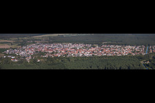 Panorama im Ortsteil Neudorf in Graben-Neudorf im Bundesland Baden-Württemberg, Deutschland