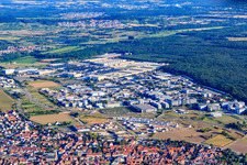 Luftbild von Industriegebiet Süd mit SAP Deutschland SE & Co. KG (WDF21) in Walldorf im Bundesland Baden-Württemberg
