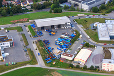 Luftbild von KÖMPF Recyclingzentrum & Containerdienst in Calw im Bundesland Baden-Württemberg, Deutschland