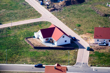 Neubaugebiet NO, Magdalena-Wingerter-Straße im Ortsteil Schaidt in Wörth am Rhein im Bundesland Rheinland-Pfalz, Deutschland