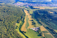 Kläranlage im Würmtal im Ortsteil Lehenweiler in Aidlingen im Bundesland Baden-Württemberg, Deutschland