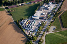 Sindelfingen-Darmsheim, Mühlackerstraße , Fa. Kömpf im Bundesland Baden-Württemberg, Deutschland von oben