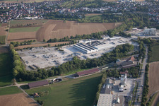 Sindelfingen-Darmsheim, Mühlackerstraße , Fa. Kömpf im Bundesland Baden-Württemberg, Deutschland aus der Luft