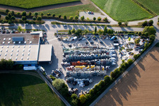 Sindelfingen-Darmsheim, Mühlackerstraße , Fa. Kömpf im Bundesland Baden-Württemberg, Deutschland aus der Vogelperspektive