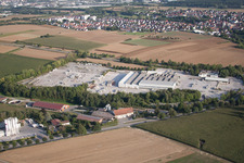 Steinbruch Sindelfingen-Darmsheim im Bundesland Baden-Württemberg, Deutschland von oben