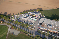 Sindelfingen-Darmsheim, Mühlackerstraße , Fa. Kömpf im Bundesland Baden-Württemberg, Deutschland aus der Drohnenperspektive