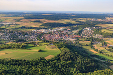 Luftbild von Stadtansicht aus Süden in Weil der Stadt im Bundesland Baden-Württemberg, Deutschland