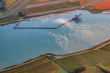 Rheinzaberner Baggersee in Neupotz im Bundesland Rheinland-Pfalz, Deutschland
