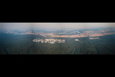 Panorama des KIT Nord im Ortsteil Leopoldshafen in Eggenstein-Leopoldshafen im Bundesland Baden-Württemberg, Deutschland
