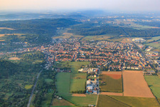 Luftbild von Ortsansicht von Norden in Weingarten im Bundesland Baden-Württemberg, Deutschland