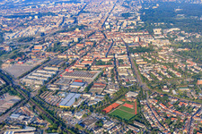 Zwischen Haid-und-Neu-Straße und Durlacher Allee im Ortsteil Oststadt in Karlsruhe im Bundesland Baden-Württemberg, Deutschland