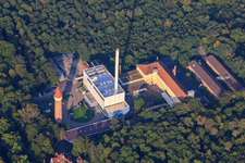 Luftbild von Staatliche Majolika Keramik Manufaktur im Ortsteil Innenstadt-West in Karlsruhe im Bundesland Baden-Württemberg, Deutschland