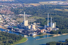 Rheinhafen-Dampfkraftwerk Karlsruhe der EnBW Energie Baden-Württemberg AG im Ortsteil Daxlanden, Deutschland