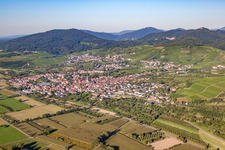 Luftbild von Steinbach von Südwesten in Baden-Baden im Bundesland Baden-Württemberg, Deutschland