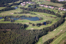 Soufflenheim, Golfclub Baden-Baden Soufflenheim im Bundesland Bas-Rhin, Frankreich aus der Vogelperspektive