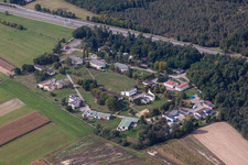 Sicherheitsumzäunung am Gelände der Forensik - Psychiatrie Center Harthouse in Haguenau in Grand Est im Ortsteil Ceinture Forêt Sud in Hagenau im Bundesland Bas-Rhin, Frankreich