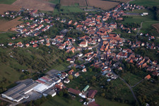 Mietesheim im Bundesland Bas-Rhin, Frankreich aus der Vogelperspektive