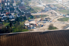 Neubaugebiet Am Höhenweg in Kandel im Bundesland Rheinland-Pfalz, Deutschland von oben gesehen
