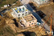 Neubaugebiet Am Höhenweg in Kandel im Bundesland Rheinland-Pfalz, Deutschland vom Flugzeug aus