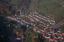 Luftbild von Lembach im Bundesland Bas-Rhin, Frankreich
