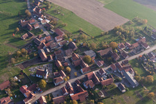 Siedlungsgebiet im Ortsteil Mattstall in Lembach in Grand Est im Bundesland Bas-Rhin, Frankreich
