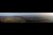 Panorama in Langensoultzbach im Bundesland Bas-Rhin, Frankreich