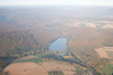 Reichshoffen im Bundesland Bas-Rhin, Frankreich von einer Drohne aus